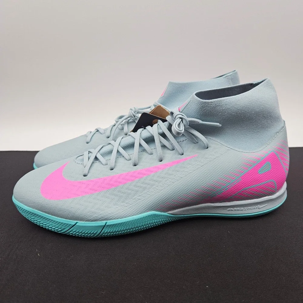 Nike Mercurial Superfly 9 Academy IC Indoor Soccer Shoes Mens Sz 11.5 FQ8332-301